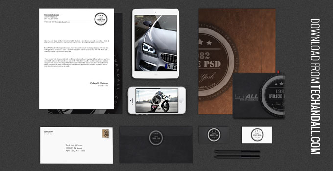 Download Branding Identity Mock Up Vol 2 Luxury Tech All Yellowimages Mockups