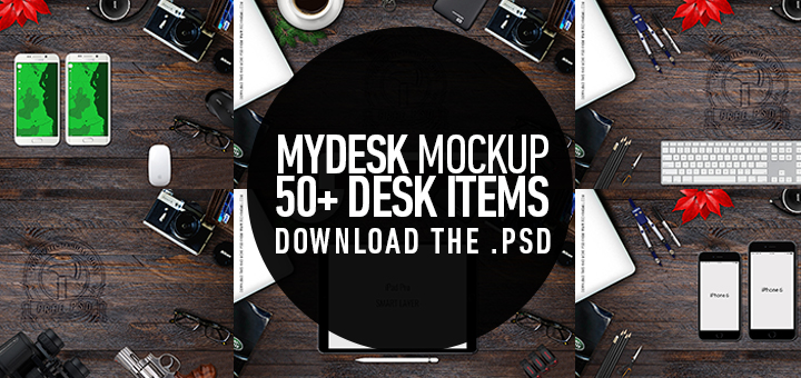 Download My Desk Mock Up Tech All