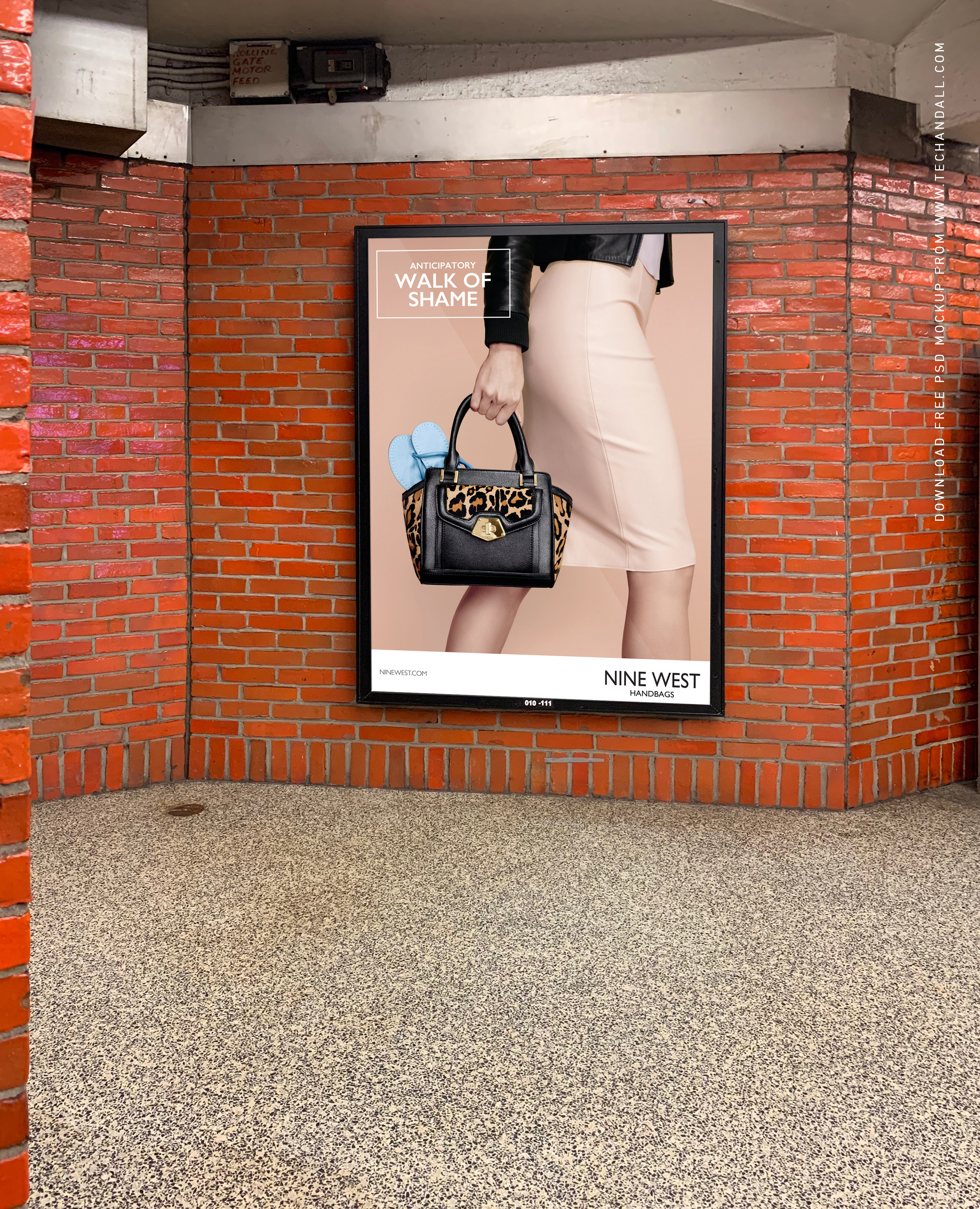 Download New York City Subway Ad Mockup Tech All